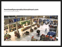 Tablet Screenshot of howtosellyourproducttowalmart.com